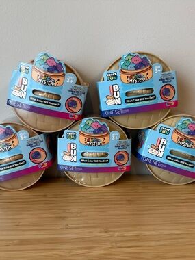 Lot of 5 Viral Crazy Fun Rainbow Mystery dumplings trending squishie